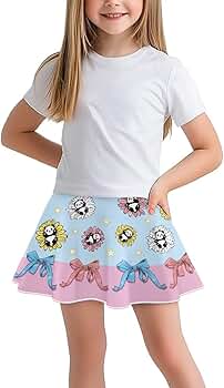 Amazon.com: YORXINGY Girls Athletic Skirts 5-6 Bow Tie Panda